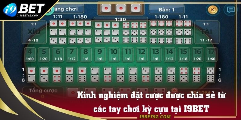 Kinh nghiệm đặt cược được chia sẻ từ các tay chơi kỳ cựu tại I9BET