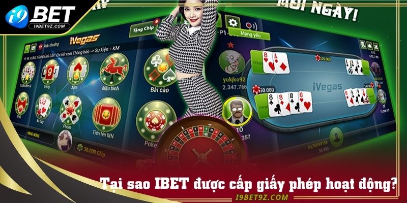 I9BET được cấp giấy phép hoạt động từ cơ quan đạt chuẩn quốc tế