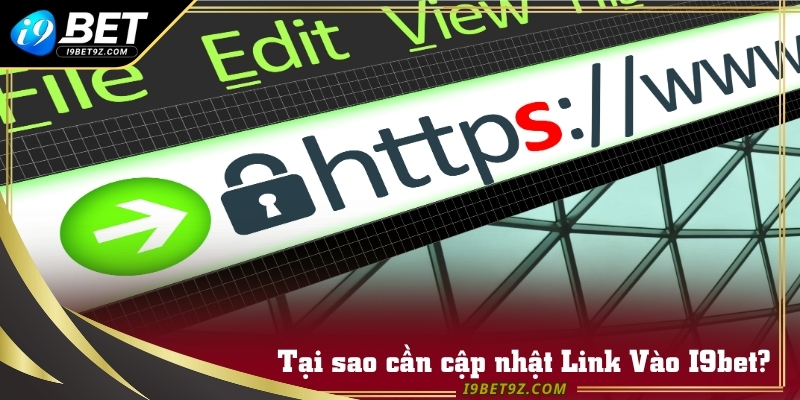 Giao diện cập nhật link truy cập i9bet